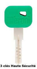 Clé de UFO+  Méroni antivol pour véhicule utilitaire, camionnette et camion de chantier