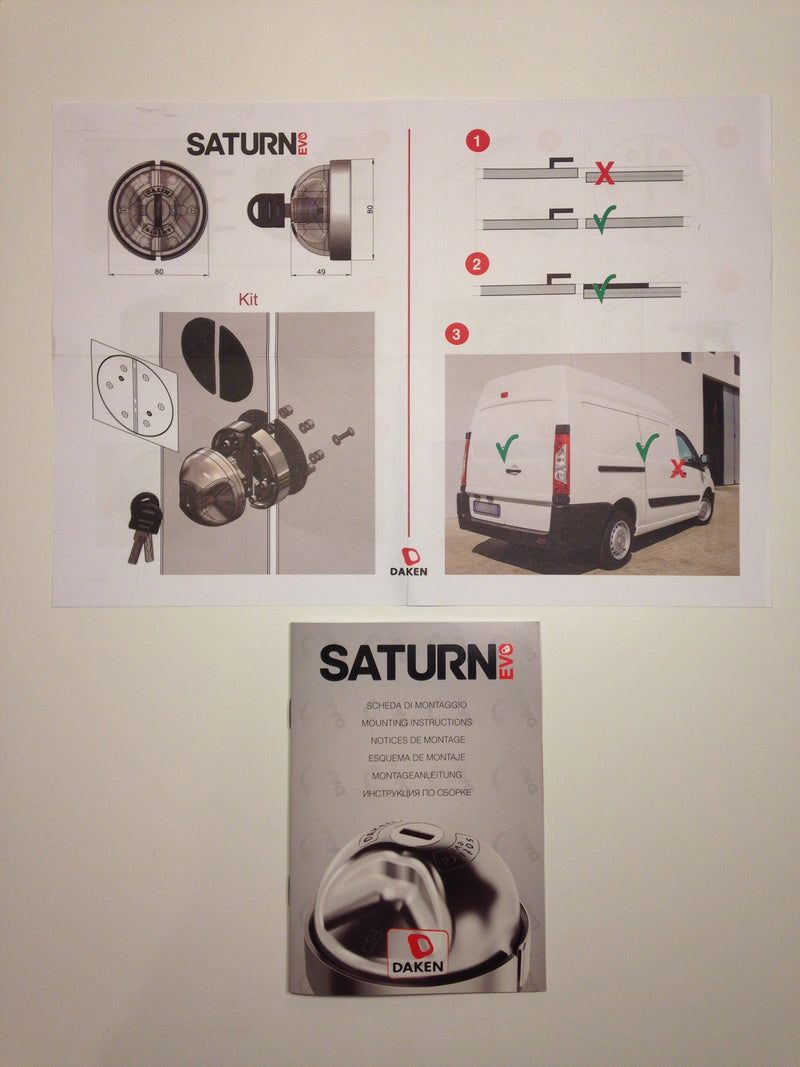 Saturn Evo Daken serrure antivol pour véhicule utilitaire