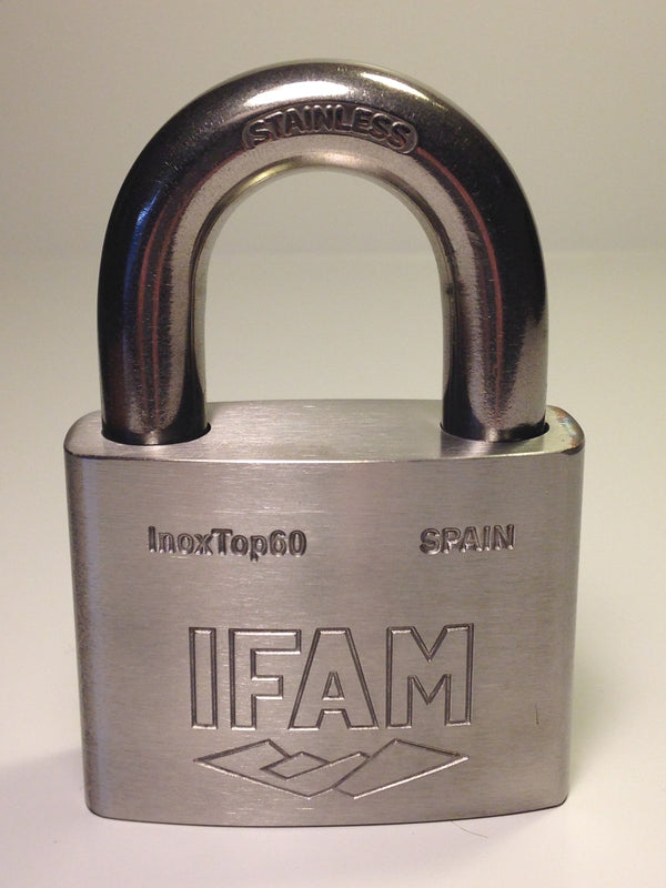 Cadenas inox INOX TOP 60 IFAF pour les bateaux, coffre, container et le milieu corrosif