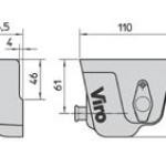 Sabot Condor VIRO 4218, Antivol pour Rideaux Métalliques