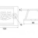 Anneau d'ancrage IFAM Stop and Go pour la fixation des chaînes Antivols de motos et des scooters