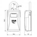 Coffre à clés portatif à combinaison, IFAM G2