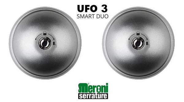 UFO 3 smart duo MERONI Pack double, antivol pour utilitaires. Teinte NOIR