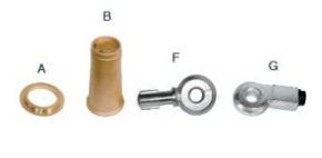 Porte Cadenas 695 Viro pour la fermeture des Rideaux Metalliques et Portes de Garage