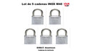 Lot de 5 Cadenas INOX M-30 Marine IFAM