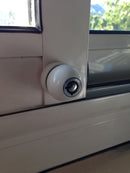 Assur-baie, Antivol pour fenêtres et baies coulissantes TEINTE chromé mat