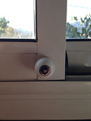 Assur-baie, Antivol pour fenêtres et baies coulissantes TEINTE chromé mat