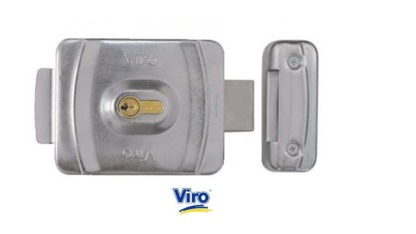 Serrure electrique VIRO V9087 V90 12 volts CA, pour cylindre avec gache