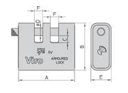 CADENAS BLINDE 4026 Fai Viro avec anse de 12 mm