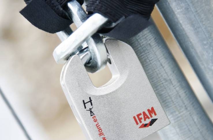 Cadenas Haute Securité IFAM Hercule A. Couleur Chrome